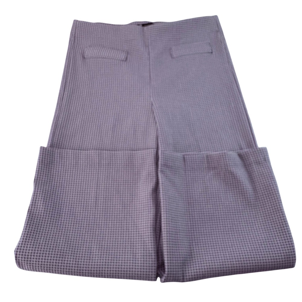Jules & Leopold Womens‎ Taupe Grid Print Wide Leg Pull On Trousers CHU252050 M